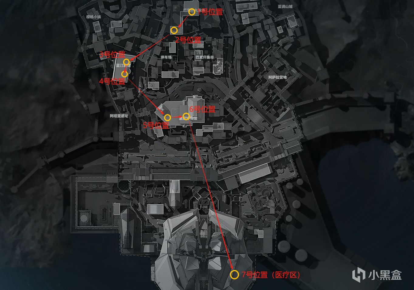 巴克什摸卡点位攻略